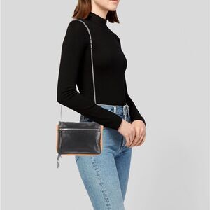 Jil Sander Navy Leather/Suede Bag